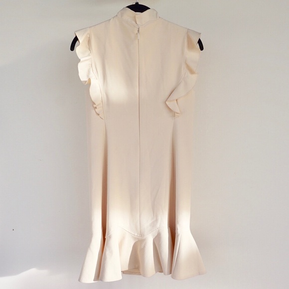 Flounce-Hem Ruffle Sheath Dress. Size 0. NWOT. - Picture 6 of 8